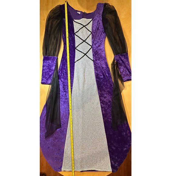 Charades Costume Dress Renaissance Medieval Witch Queen Vampire Vintage 90s - Picture 10 of 11